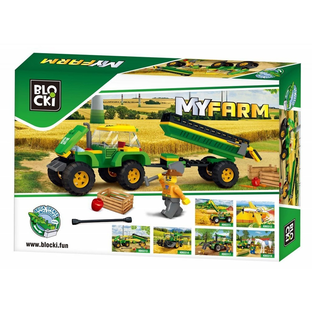 Blocki My Farm, Tractor cu remorca [2]