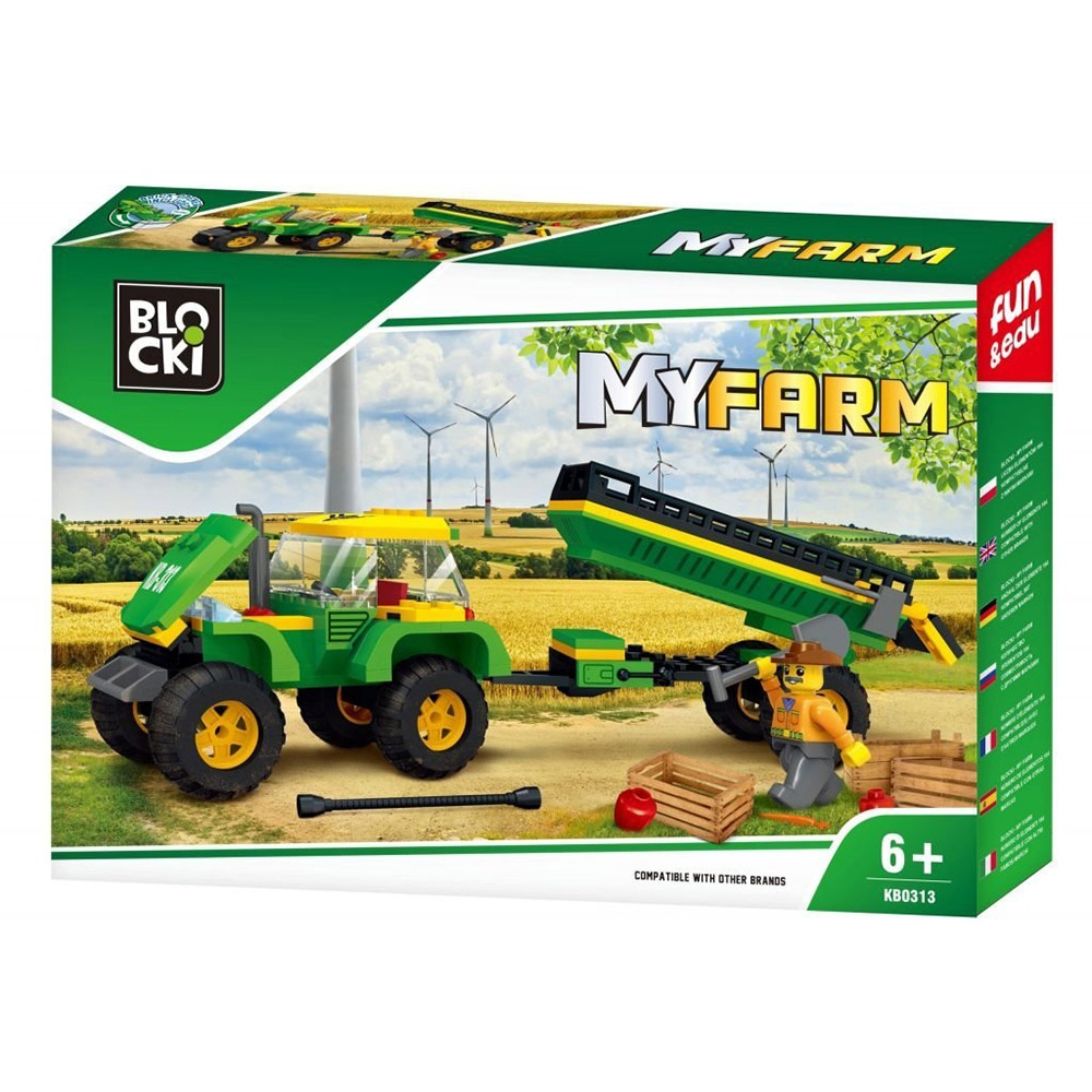 Blocki My Farm, Tractor cu remorca [4]