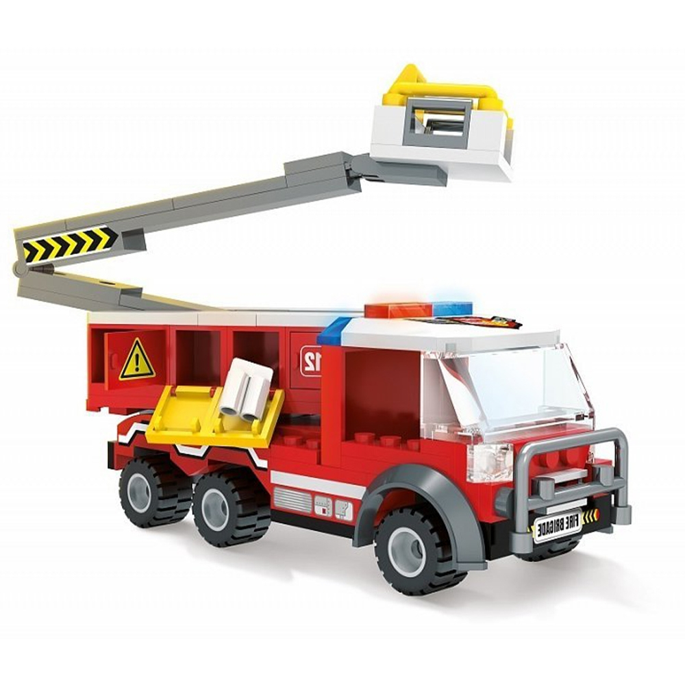 Blocki My Fire Brigade, Camion pompieri cu lift, 158 piese [3]