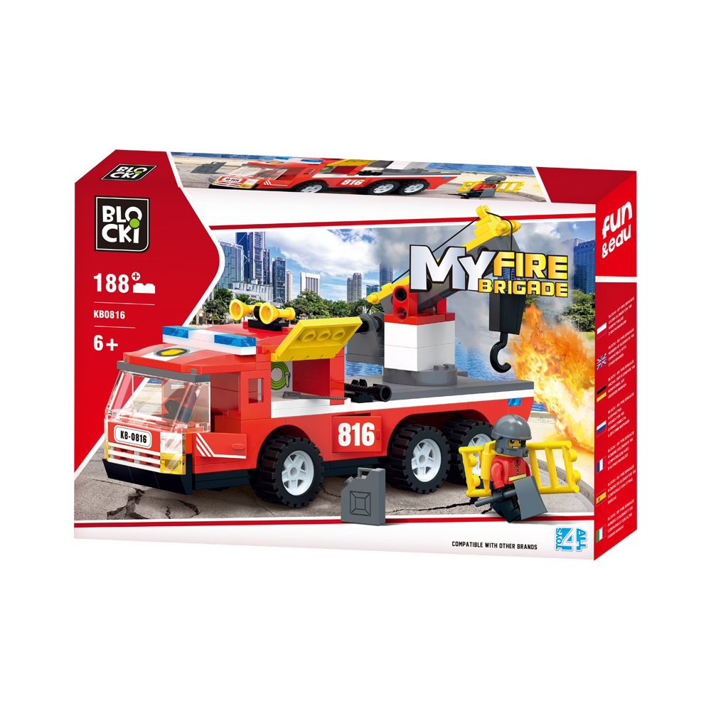 Blocki My Fire Brigade, Masina de pompieri, 188 piese [1]