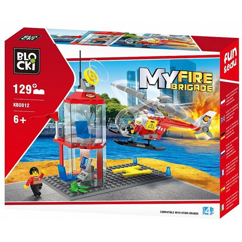 Blocki My Fire Brigade, Platforma pompieri, 129 piese [5]