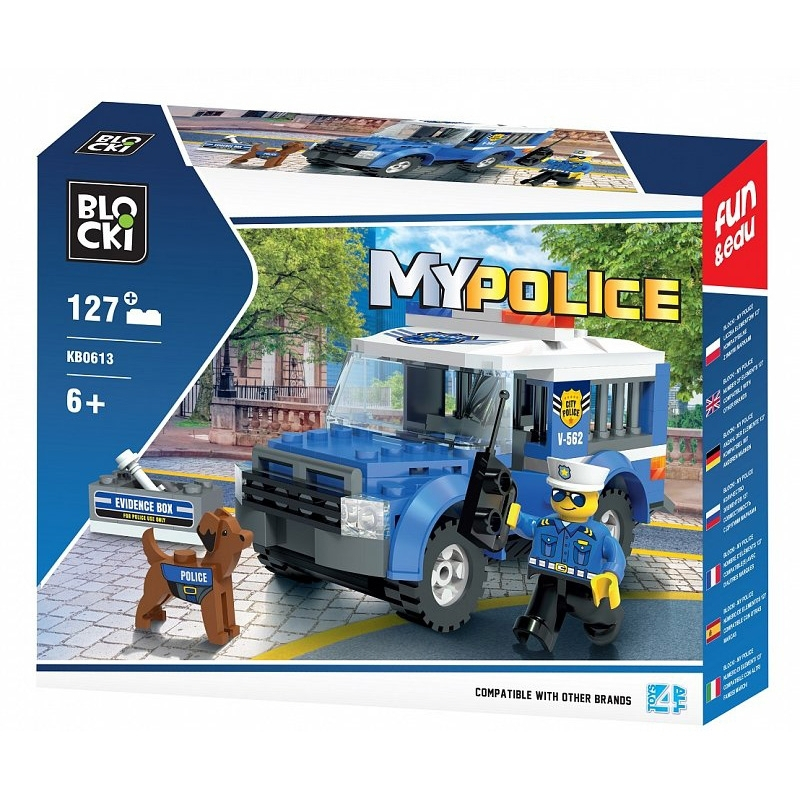 Blocki My Police, Jeep-inchisoare politie, 127 piese [1]