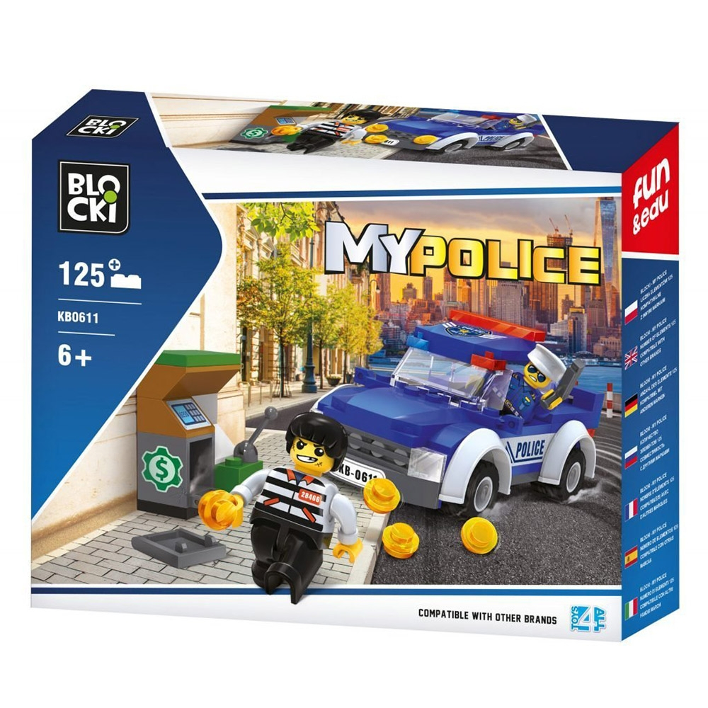 Blocki My Police, Masina de politie, 125 piese [4]