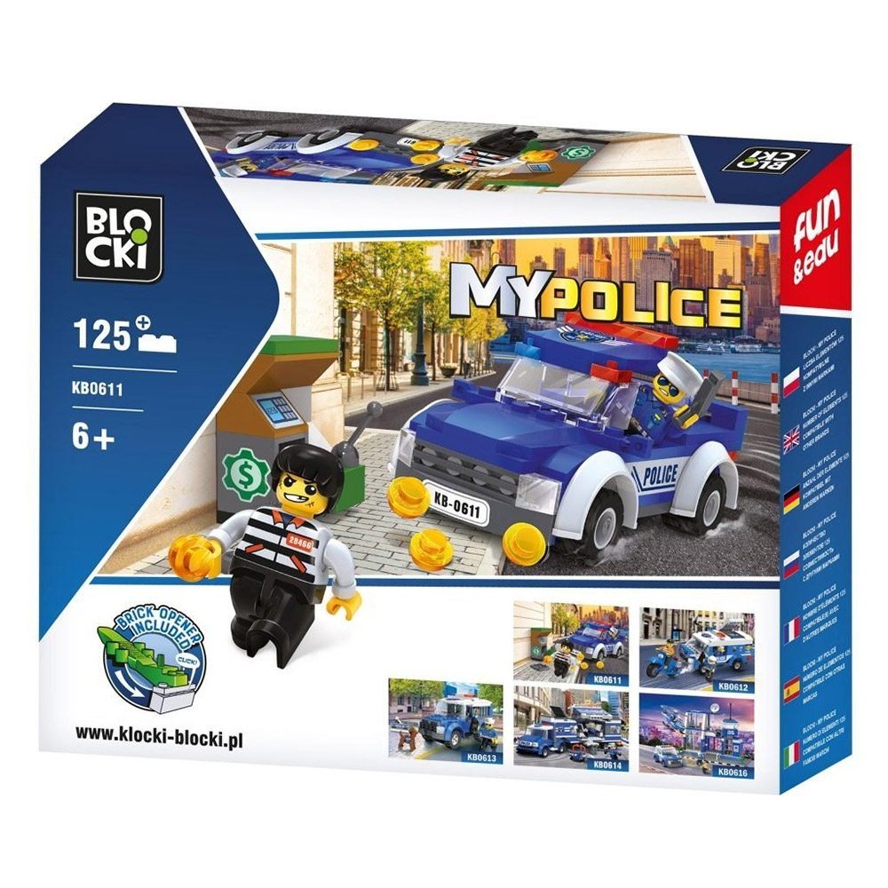 Blocki My Police, Masina de politie, 125 piese [2]