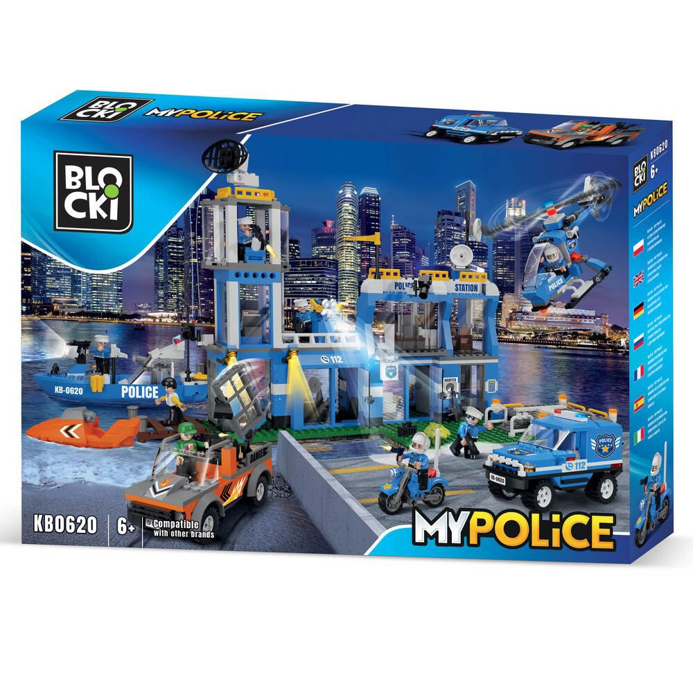 Blocki my police, Sectie de politie, 917 piese [1]