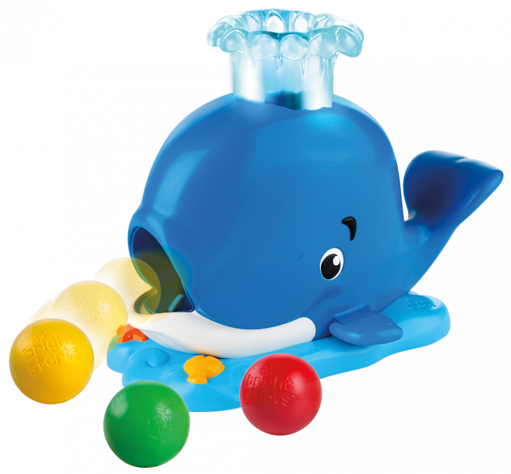 Bright Starts - Jucarie balena cu bile multicolore [2]