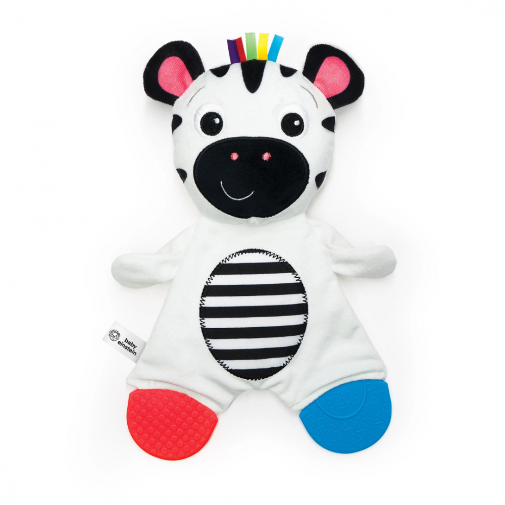 Bright Starts - Jucarie de dentitie din plus pentru bebelusi Zebra Zen [1]