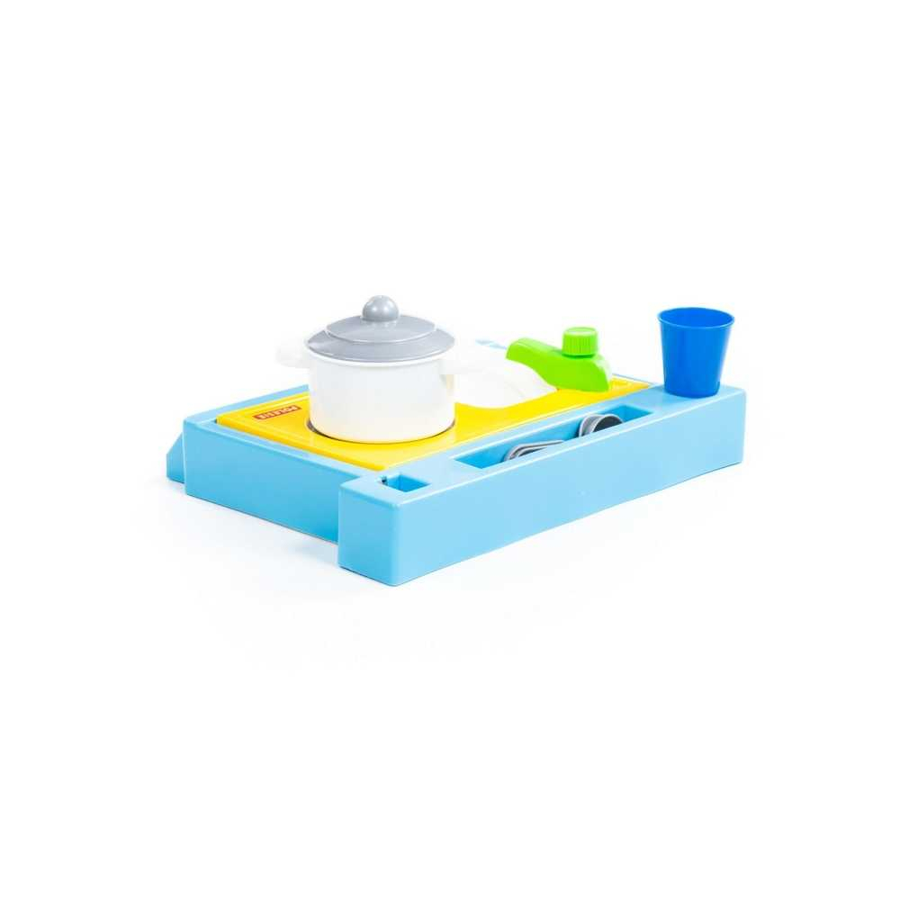 Bucatarie mica + 7 accesorii, 33x24x5 cm, Polesie [3]