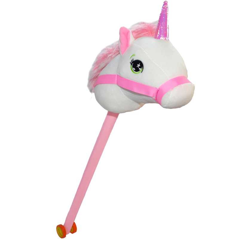 Calut de calarit, cu bat + rotile, cu sunet, 73 cm [2]