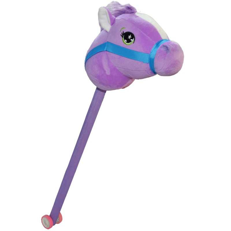 Calut de calarit, cu bat + rotile, cu sunet, 73 cm [4]