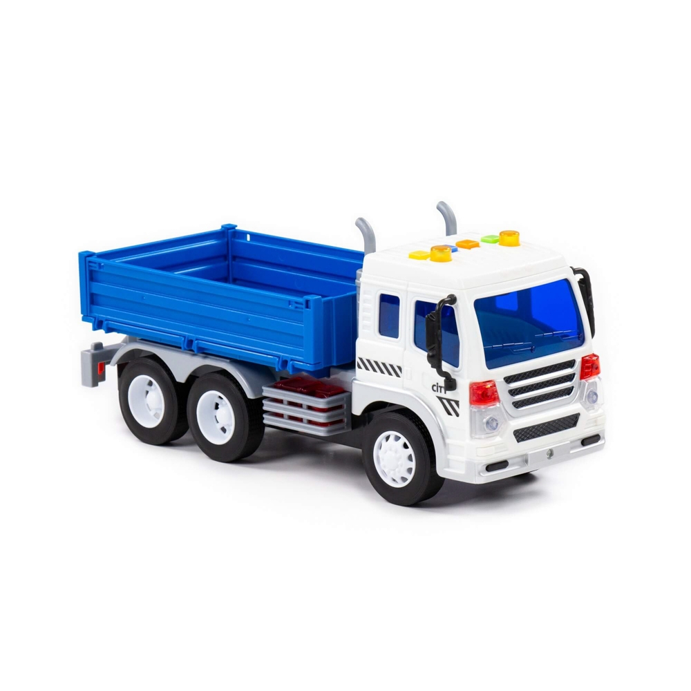 Camion cu lumina si sunete, 32x11,5x18,5 cm, Polesie [5]