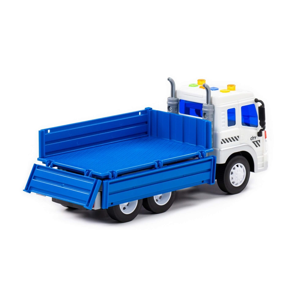 Camion cu lumina si sunete, 32x11,5x18,5 cm, Polesie [4]