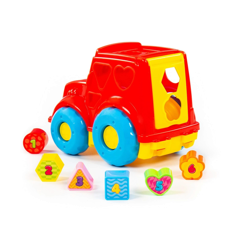 Camion + cuburi educative, 26x16.5x21 cm, Polesie [3]