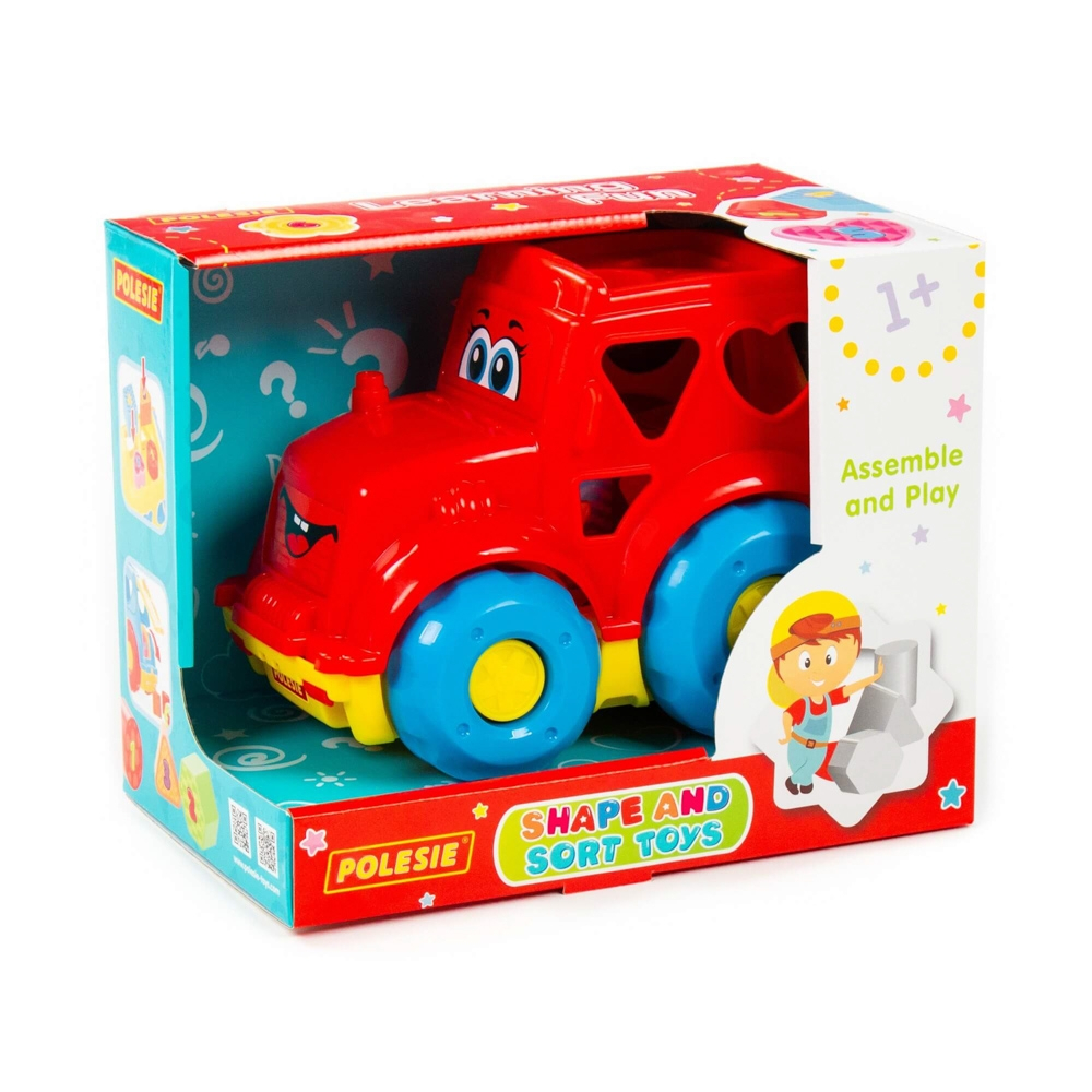 Camion + cuburi educative, 26x16.5x21 cm, Polesie [1]