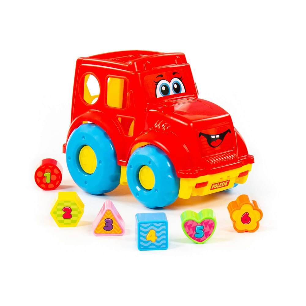 Camion + cuburi educative, 26x16.5x21 cm, Polesie [5]