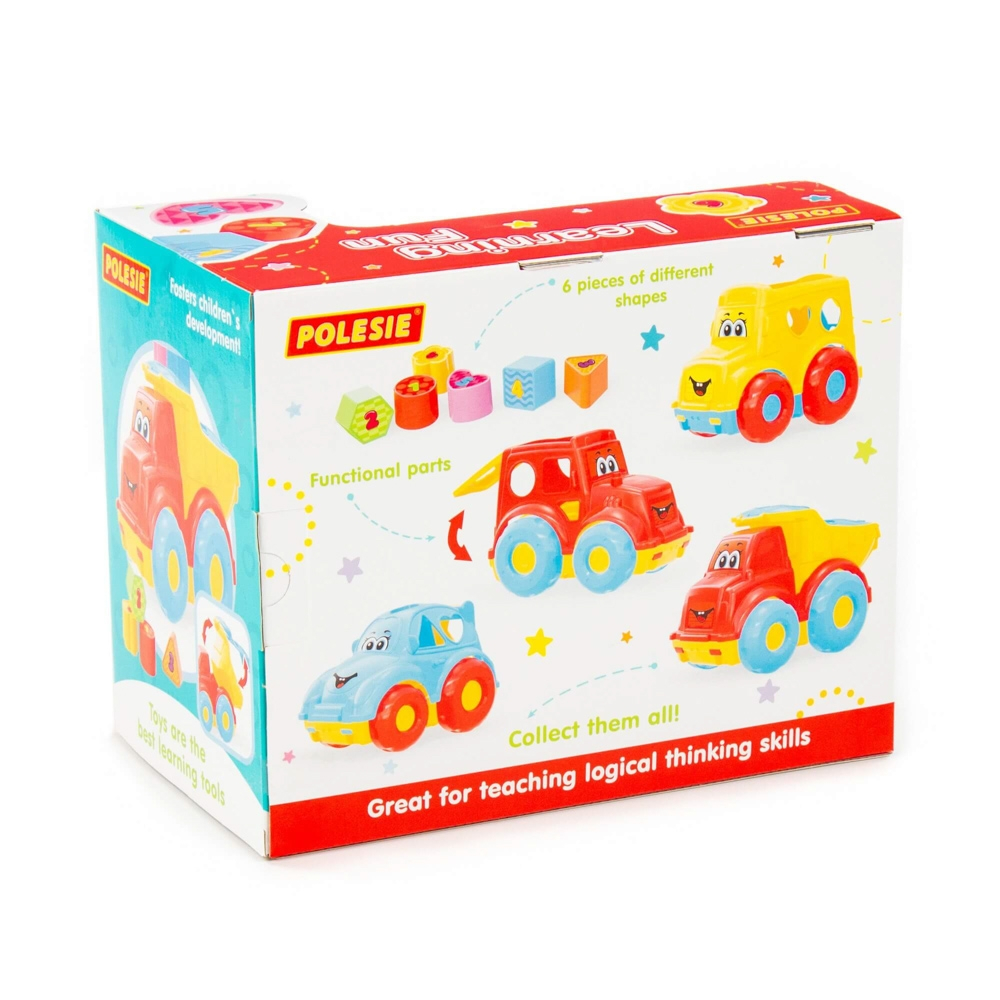 Camion + cuburi educative, 26x16.5x21 cm, Polesie [6]
