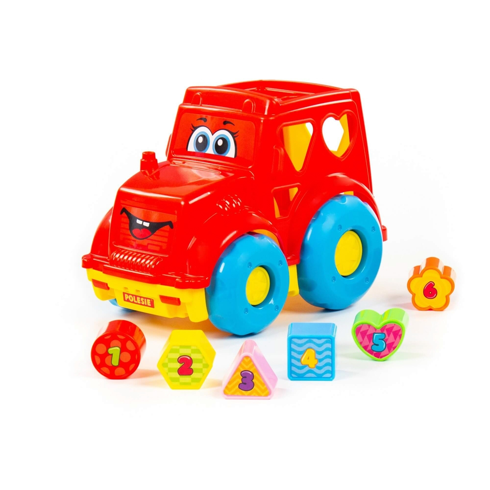 Camion + cuburi educative, 26x16.5x21 cm, Polesie [2]