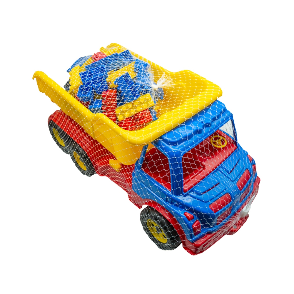 Camion plastic 60 cm + 80 cuburi - ROBENTOYS [5]
