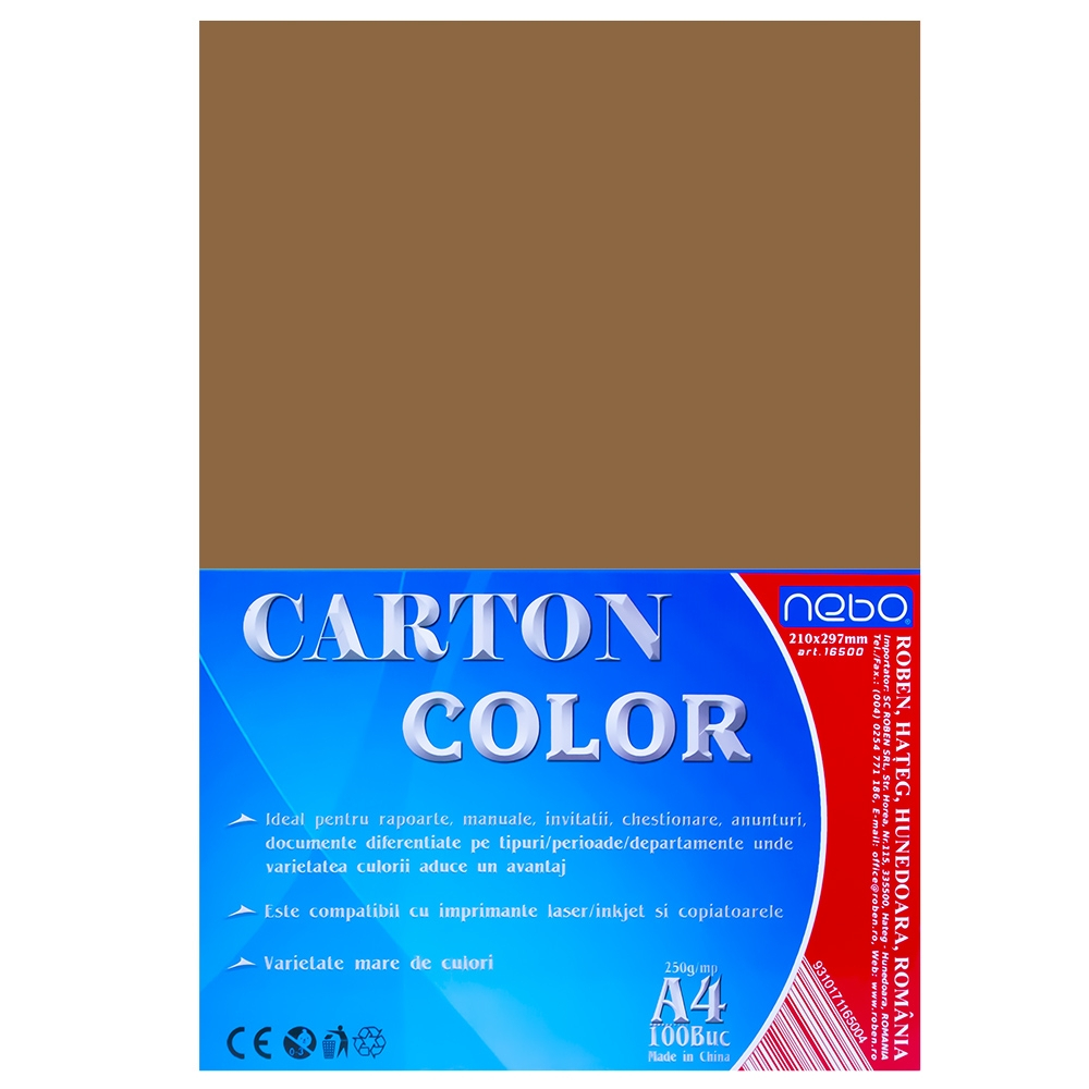 Carton color A4 250g Set 100 - NEBO [14]