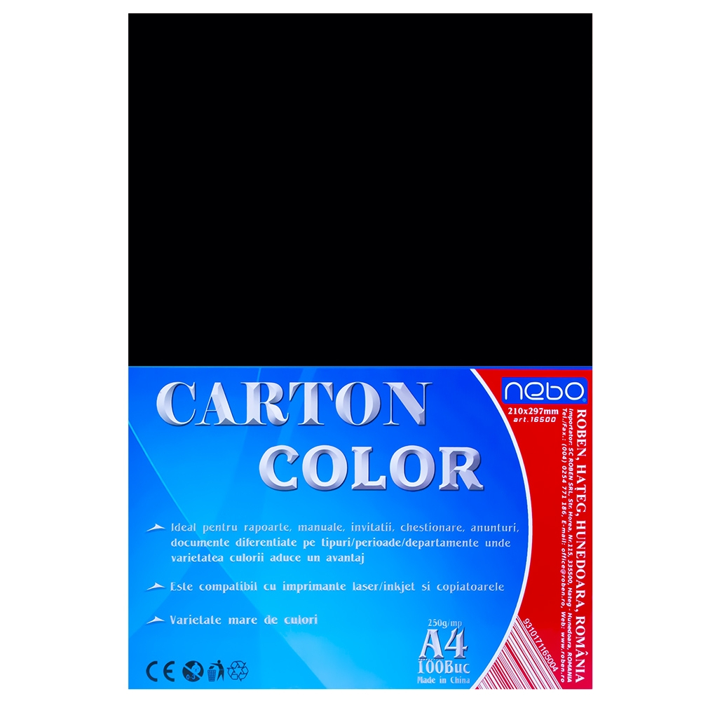 Carton color A4 250g Set 100 - NEBO [11]
