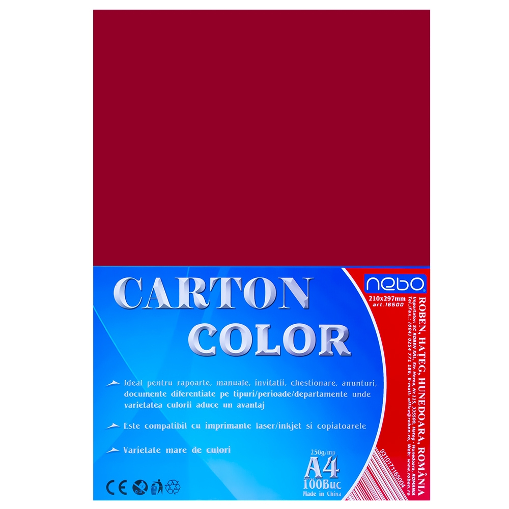 Carton color A4 250g Set 100 - NEBO [13]