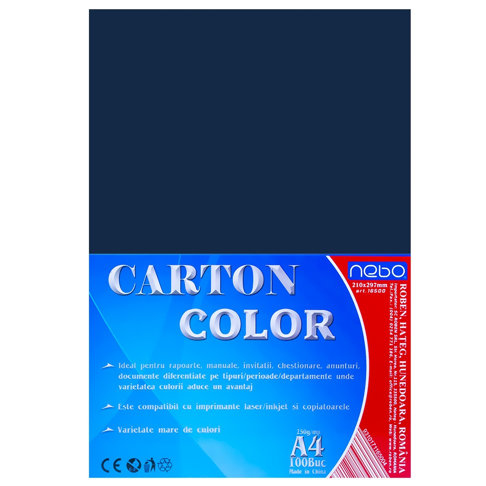 Carton color A4 250g Set 100 - NEBO [6]