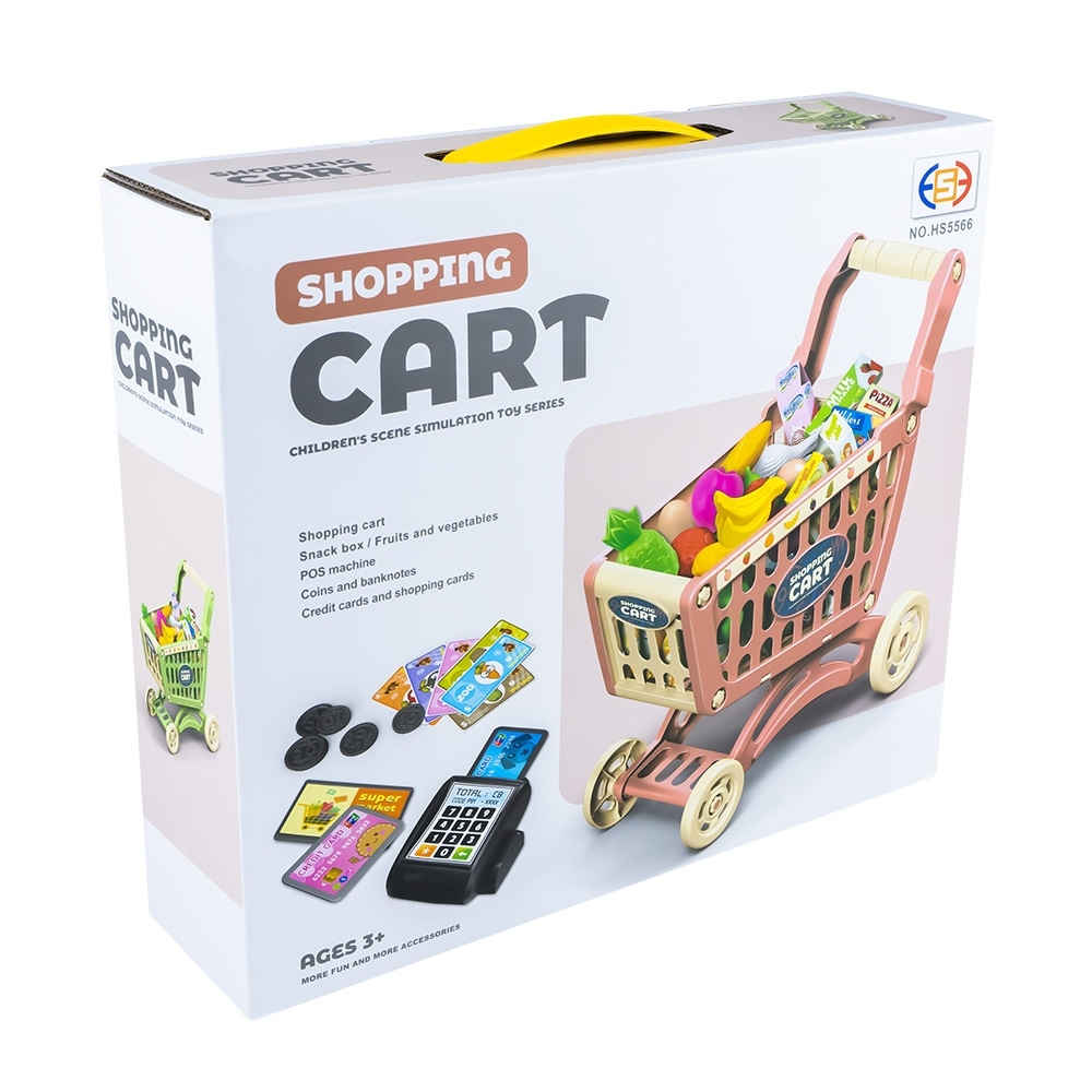 Carucior cumparaturi + accesorii, 42x24x47 cm [3]