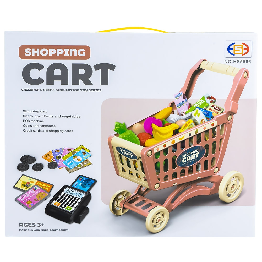 Carucior cumparaturi + accesorii, 42x24x47 cm [6]