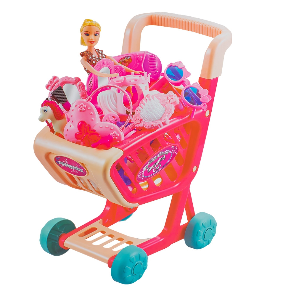 Carucior cumparaturi + accesorii frumusete [1]
