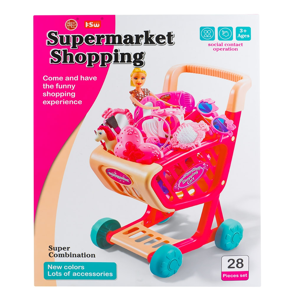 Carucior cumparaturi + accesorii frumusete [2]