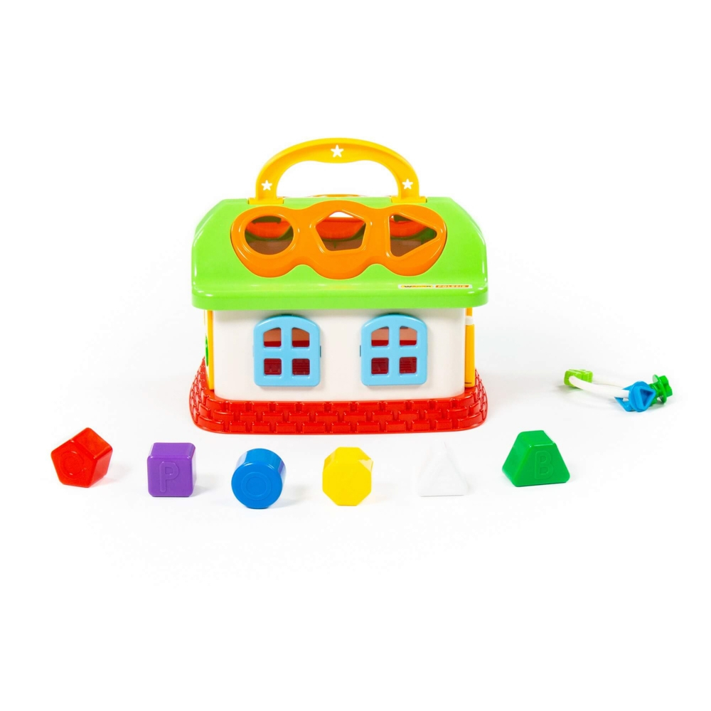 Casuta educativa + forme, 23x18x16 cm, Wader [2]