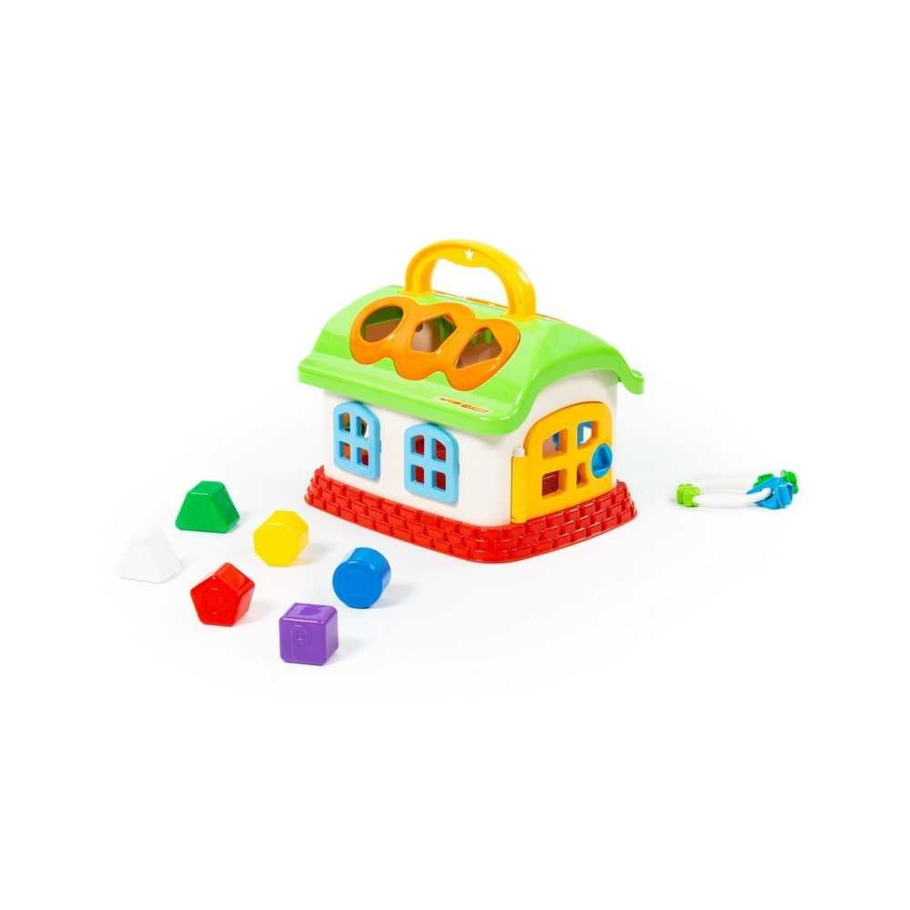 Casuta educativa + forme, 23x18x16 cm, Wader [1]