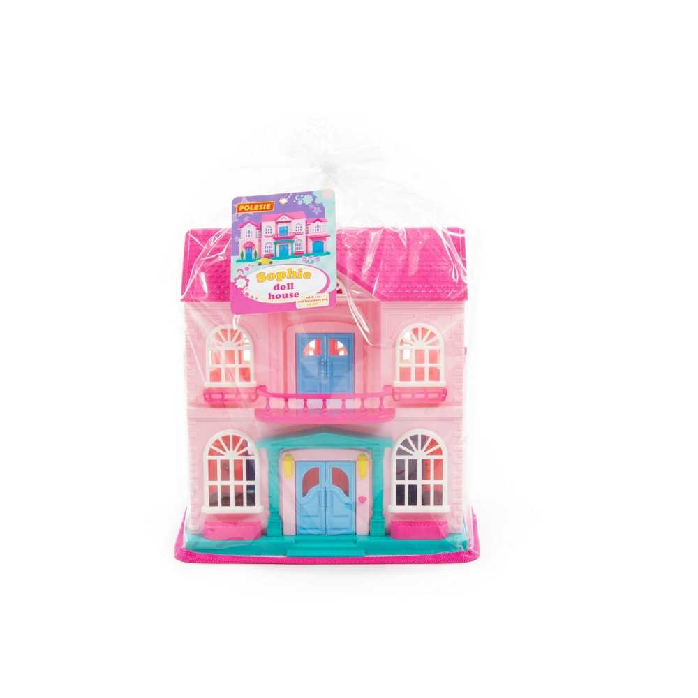 Casuta papusi - Sophie + masina si mobilier, 14 piese, Polesie [6]