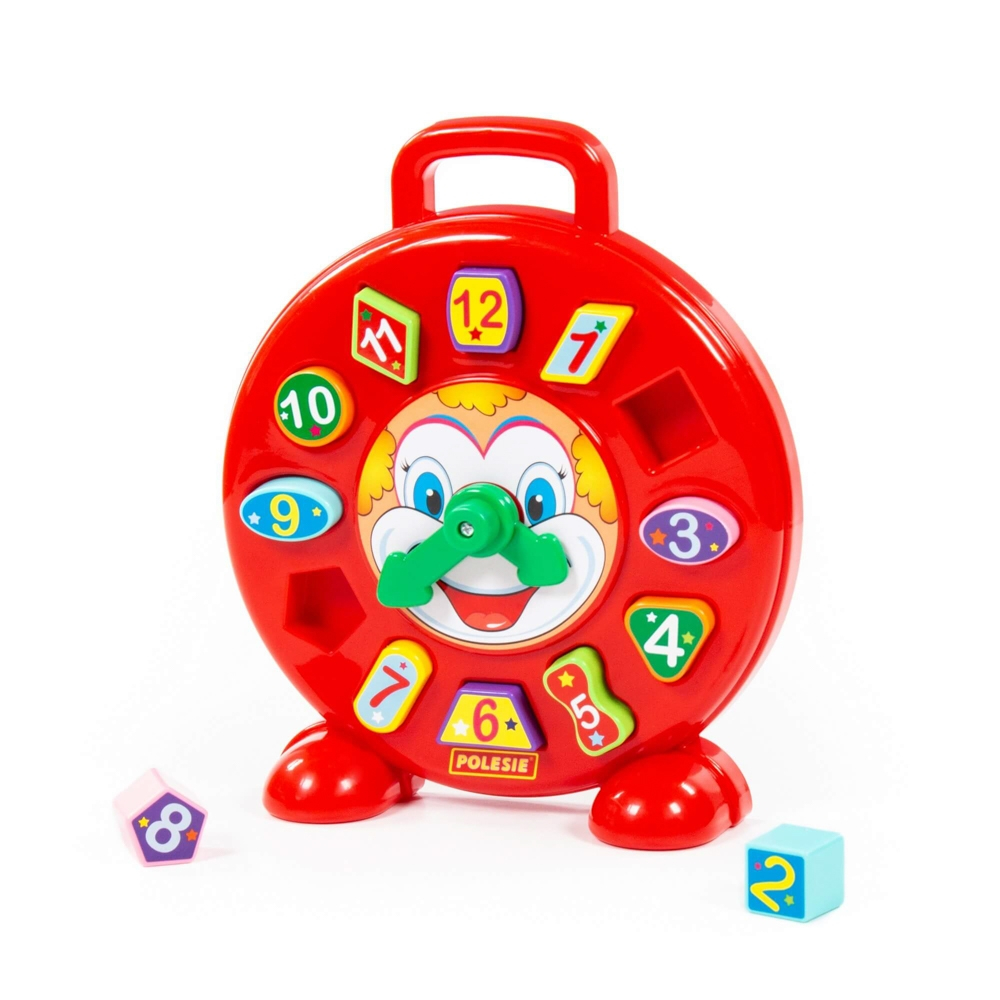 Ceas educativ+forme - Clown, 26x7x30 cm, Polesie [2]