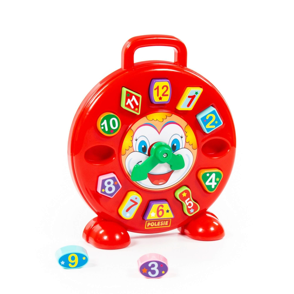 Ceas educativ+forme - Clown, 26x7x30 cm, Polesie [3]