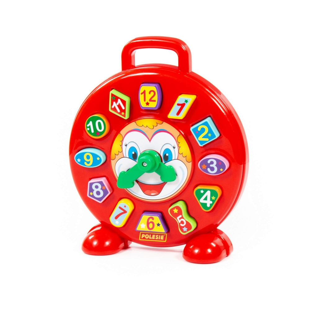 Ceas educativ+forme - Clown, 26x7x30 cm, Polesie [4]