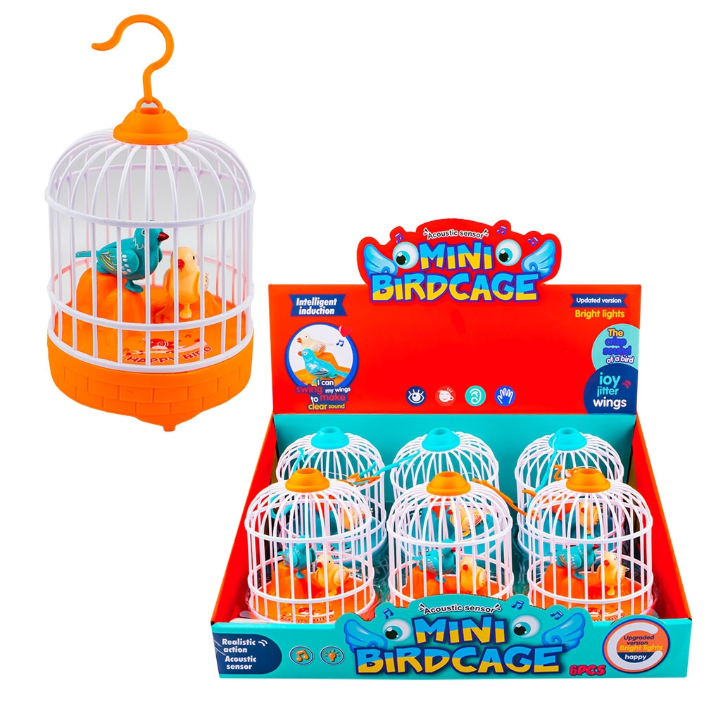 Colivie cu papagal, 6 buc/set [1]