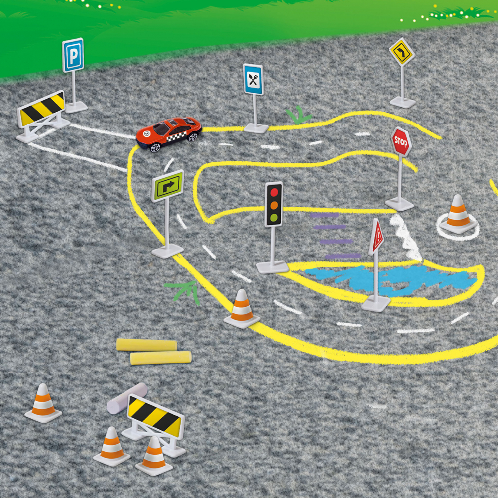 Creta colorata pentru terenul de joaca - Trafic [5]