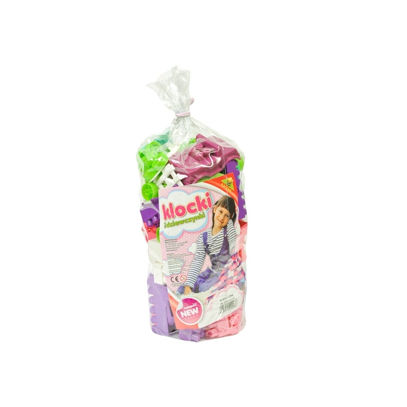 Cuburi constructii 98 piese, 28 mm, pentru fetite - Tupiko [1]