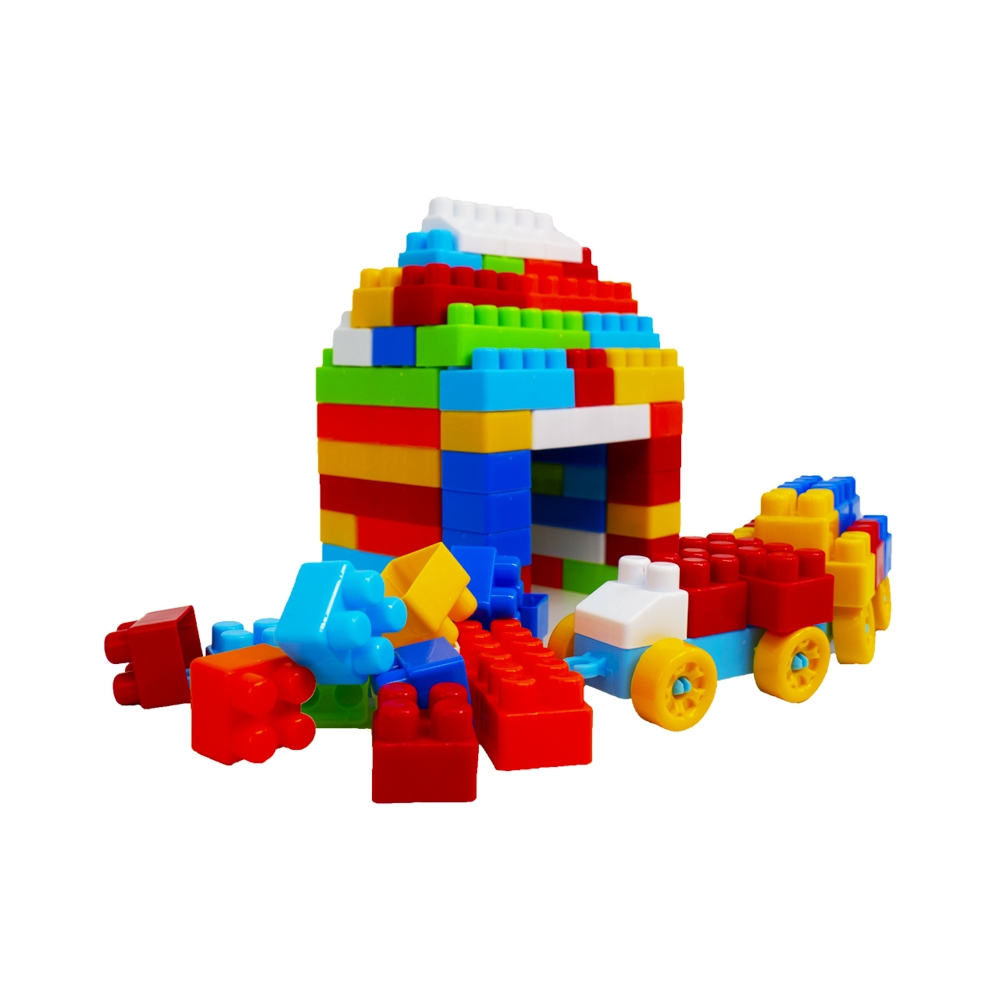 Cuburi constructii in rucsac, 320 piese/570g - ROBENTOYS [2]