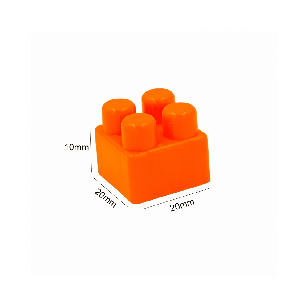 Cuburi constructii in rucsac, 320 piese/570g - ROBENTOYS [6]