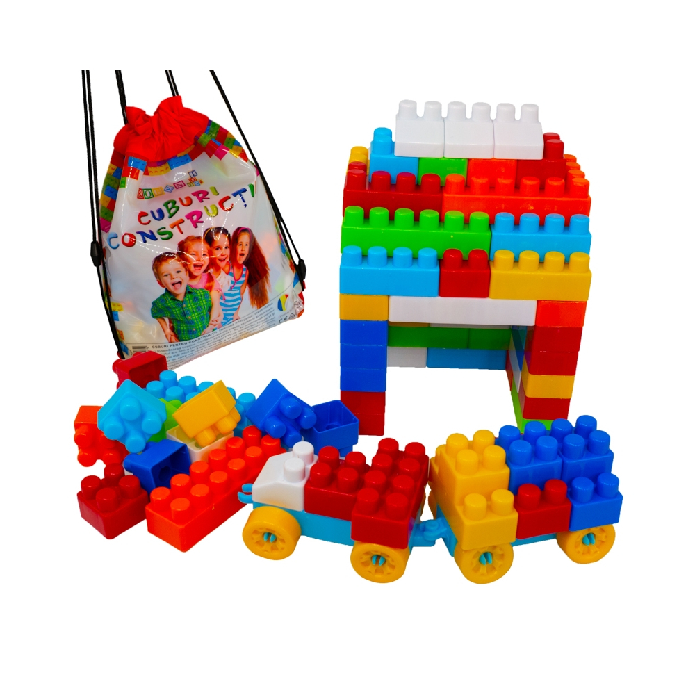 Cuburi constructii in rucsac, 320 piese/570g - ROBENTOYS [10]