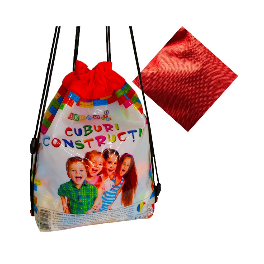 Cuburi constructii in rucsac, 320 piese/570g - ROBENTOYS [11]