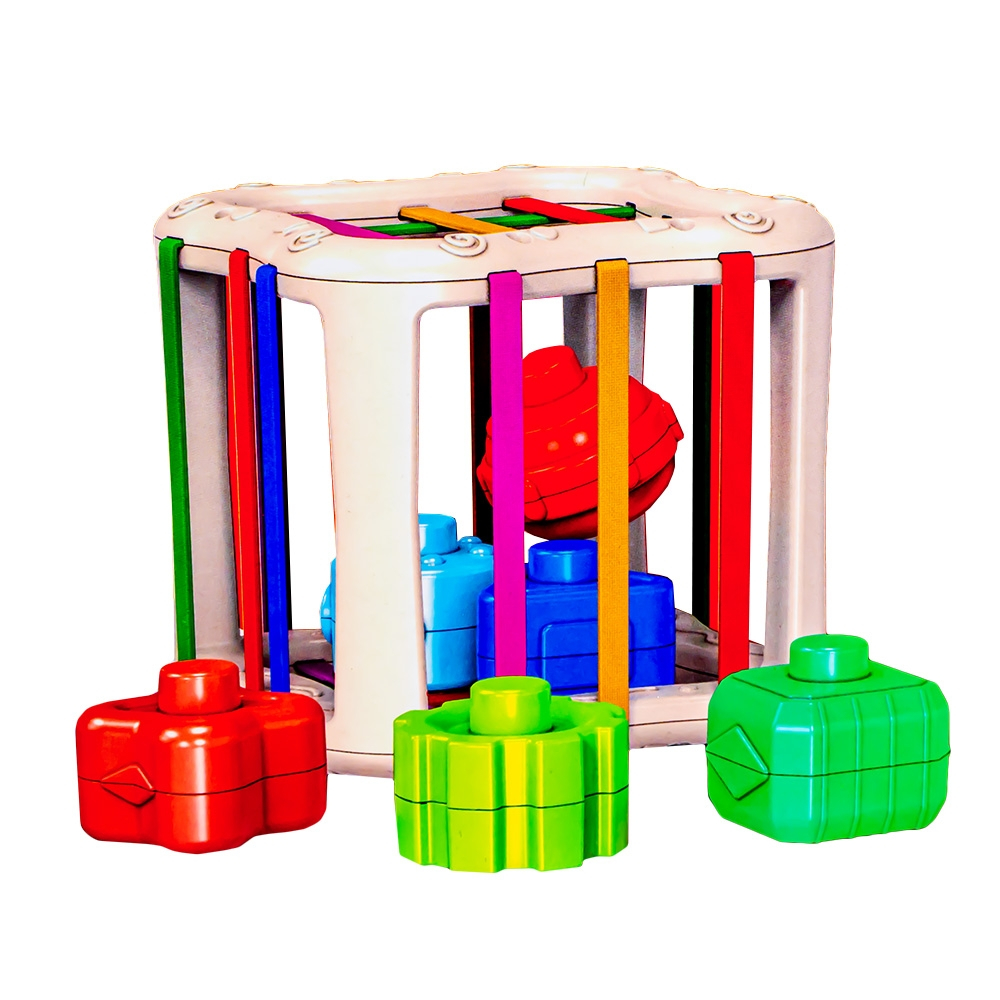 Cuburi senzoriale, pentru bebelusi, 6 buc/set [2]