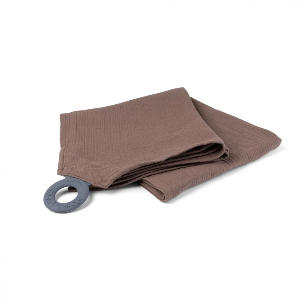Doomoo - Esarfa pentru alaptat multifunctionala din bumbac organic Momâ€™n Play Chocolate [1]