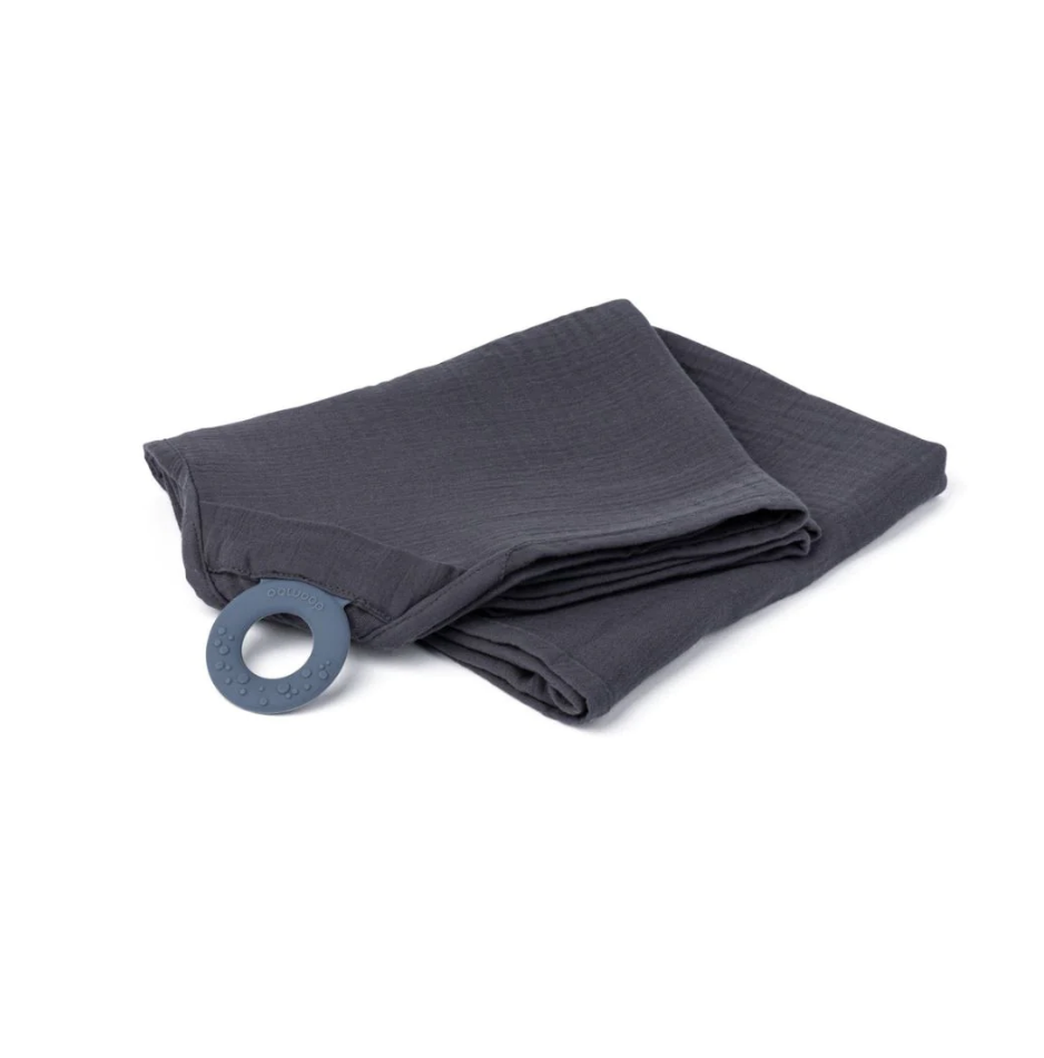 Doomoo - Esarfa pentru alaptat multifunctionala din bumbac organic Momâ€™n Play Grey [1]