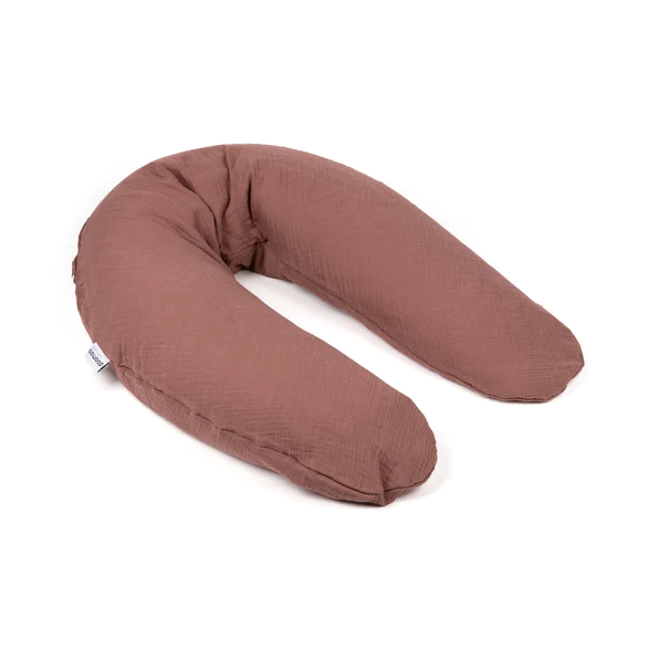 Doomoo - Perna mare 3 in 1 Comfy Big Tetra Brick din bumbac organic: perna gravide, suport pentru hranire, suport pentru bebe [1]