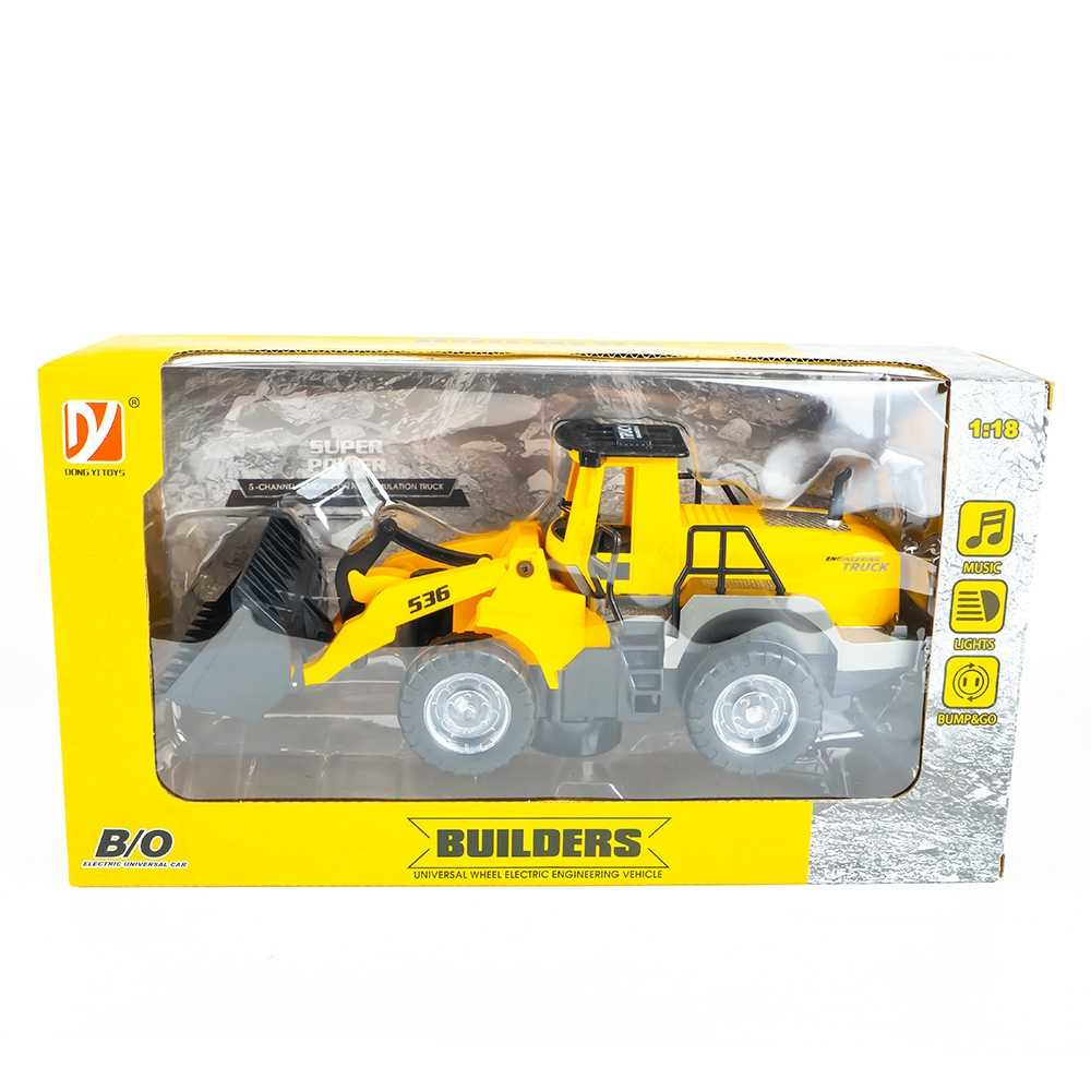 Excavator cu frictiune, lumina/sunet, 29x11x13 cm [2]