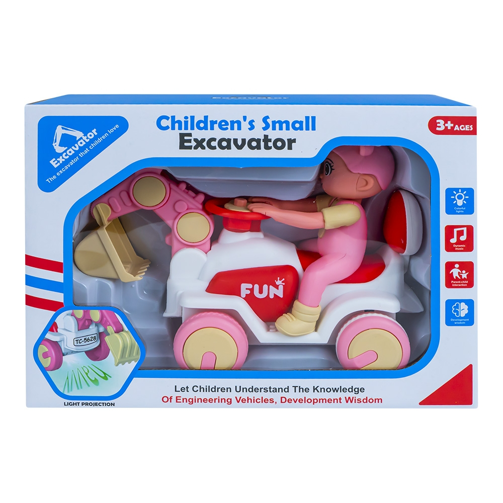Excavator, cu lumina si sunet + figurina [3]