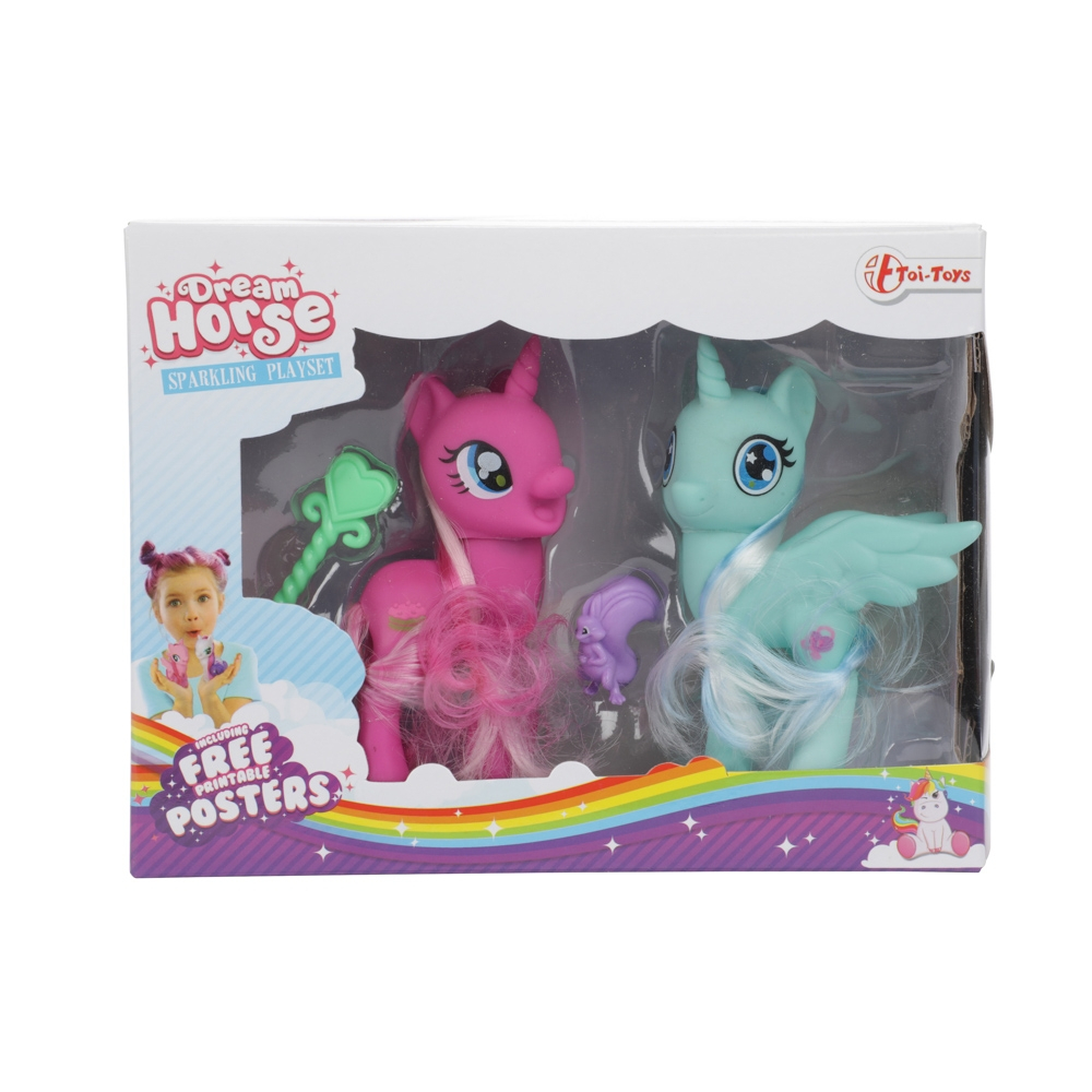 Figurine unicorn si accesorii, 2 buc/set - Toi-Toys [2]